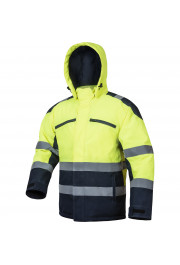 Atstarojoša ziemas darba jaka Hi-Vis XL izm. Aviator STEPO