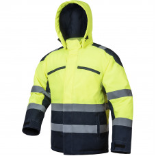 Atstarojoša ziemas darba jaka Hi-Vis XL izm. Aviator STEPO