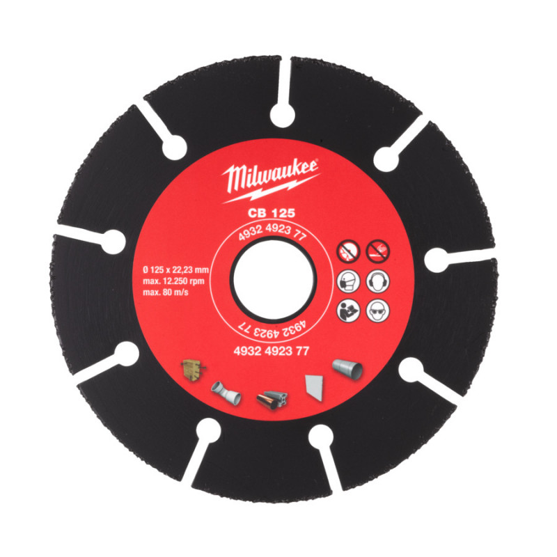 Dimanta ripa D125 mm dažādiem materiāliem Milwaukee