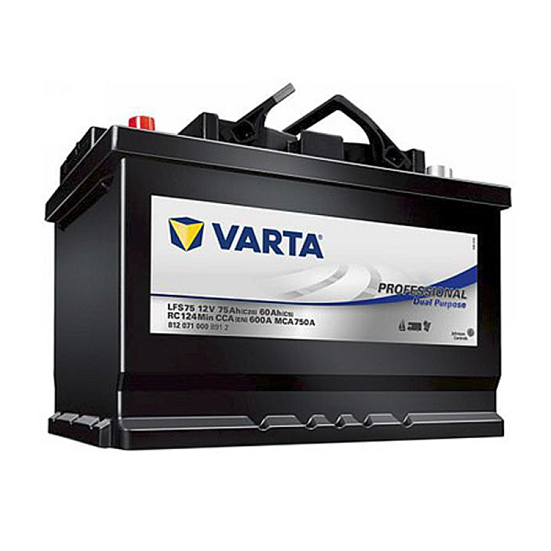 Akumulators 75Ah 600A  Professional DP Varta